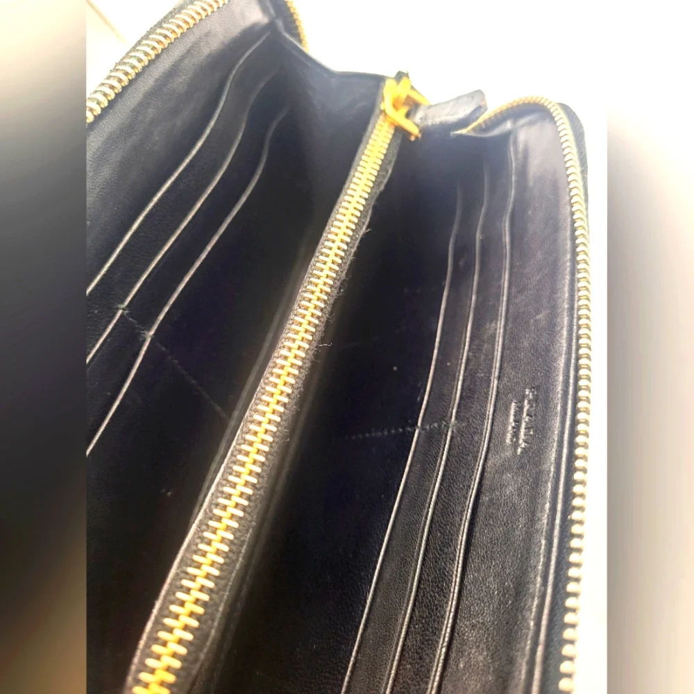 PRADA Gaufre Nappa Leather Wallet